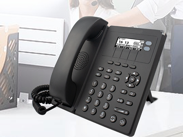 J810两个速拨键IP电话机